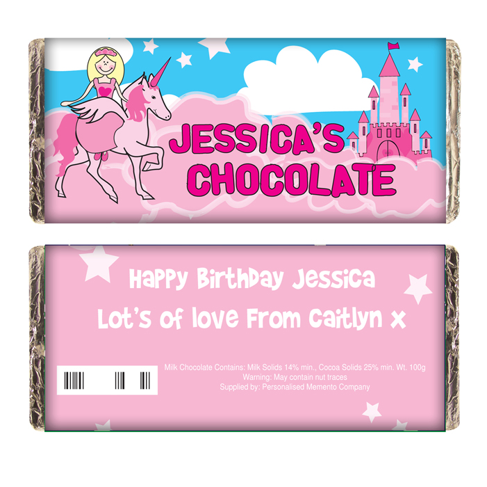 Princess Chocolate Bar